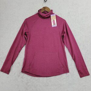 NEW Eddie Bauer Based Layer Women XS  Funnel Neck Pullover Long Sleeve // 26PT